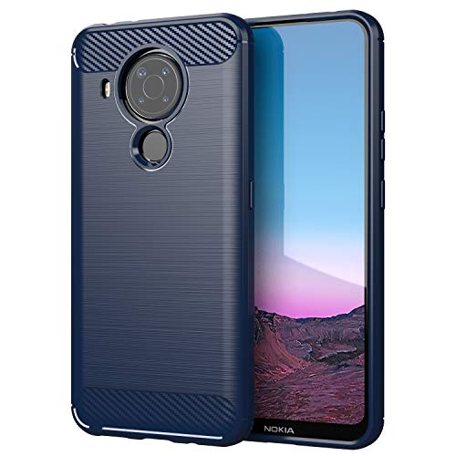 TingYR Hülle für Nokia 5.4, Ultra Thin Silikon hülle Abdeckung Telefon Case Stoßfest Case Schutzhülle, Handyhülle für Nokia 5.4 Smartphone.(Blau) von TingYR