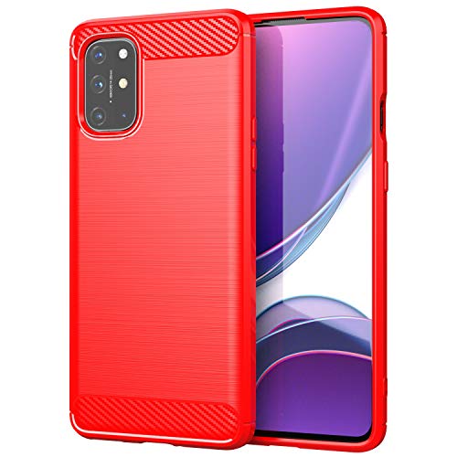TingYR Hülle für OnePlus 8T, Ultra Thin Silikon hülle Abdeckung Telefon Case Stoßfest Case Schutzhülle, Handyhülle für OnePlus 8T Smartphone.(Rot) von TingYR