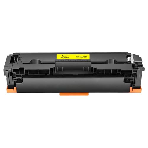 Tinnee 2100 Seiten 415A Toner Kompatibel HP 415A HP W2032A Toner, M479fdw Toner Kompatibel zu HP Color Laserjet Pro MFP M479fdw M479dw M479fdn M454dw M454dn, 1 Gelb von Tinnee