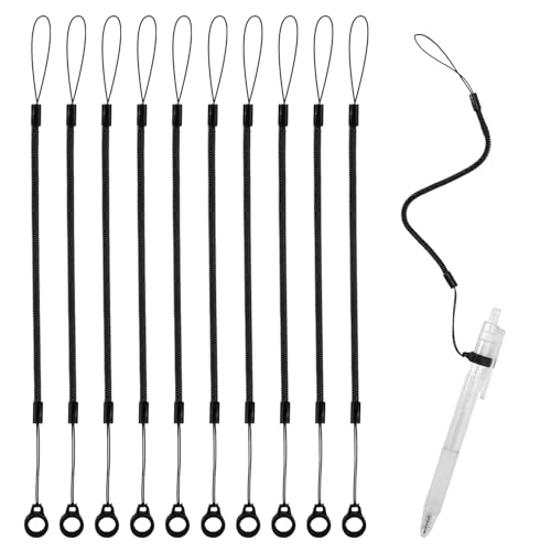 10 Stück Stift Lanyards, Elastisches Lanyard Band mit Silikonringen Einziehbares Stylus Band Klemmbrett Stiftband Anti-Verlust Tablet Stylus Halter zum Befestigen des Stylus am Touchscreen 10 Stück Stift Lanyards, Elastisches Lanyard Band mit Silikonringen Einziehbares Stylus Band Klemmbrett Stiftband Anti-Verlust Tablet Stylus Halter zum Befestigen des Stylus am Touchscreen von Tinoaly