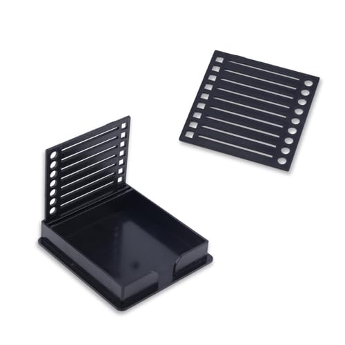 Tinoaly Haftnotizhalter, Haftnotizspender mit Schablone Haftnotiz Organizer für Haftnotizen Notizblock-Vorlage für Schreibtisch Büro Zuhause Schulbedarf Tinoaly Haftnotizhalter, Haftnotizspender mit Schablone Haftnotiz Organizer für Haftnotizen Notizblock-Vorlage für Schreibtisch Büro Zuhause Schulbedarf von Tinoaly