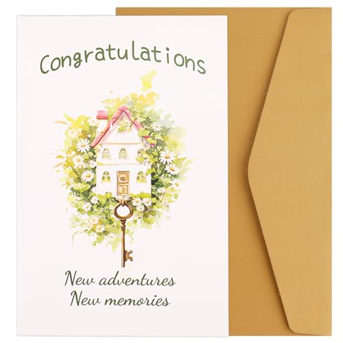Tinoaly Karte zum Neuen Haus, Lustige Einweihungskarte für Paare ein Kleiner Toast auf Ihr Neues Zuhause Grußkarten Glückwünsche mit Umschlag für Freunde Einweihungsgeschenk Tinoaly Karte zum Neuen Haus, Lustige Einweihungskarte für Paare ein Kleiner Toast auf Ihr Neues Zuhause Grußkarten Glückwünsche mit Umschlag für Freunde Einweihungsgeschenk von Tinoaly