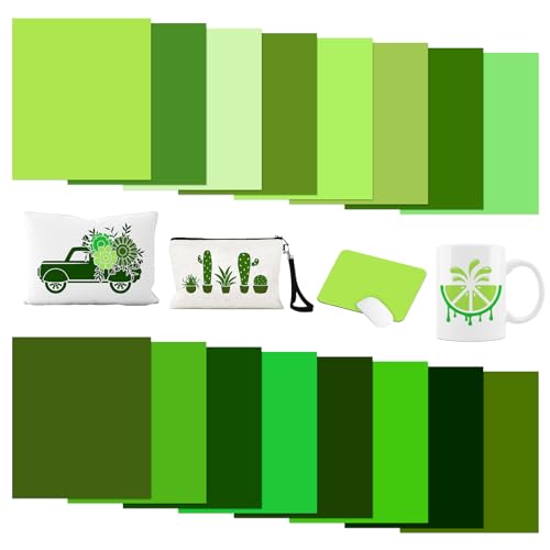 Tintnut St. Patrick Sublimationsmuster-Transferpapier, 16 Blatt, 30,5 x 25,4 cm, grünes Herz-Sublimationstransferpapier-Set für selbstgemachte Tassen, Becher, Schlüsselanhänger, T-Shirts Tintnut St. Patrick Sublimationsmuster-Transferpapier, 16 Blatt, 30,5 x 25,4 cm, grünes Herz-Sublimationstransferpapier-Set für selbstgemachte Tassen, Becher, Schlüsselanhänger, T-Shirts von Tintnut