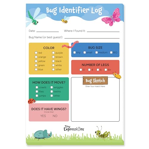 Tiny Expressions Bug Identifier Notizblock - Insekten-Tracker für Naturliebhaber & Outdoor-Entdecker Tiny Expressions Bug Identifier Notizblock - Insekten-Tracker für Naturliebhaber & Outdoor-Entdecker von Tiny Expressions