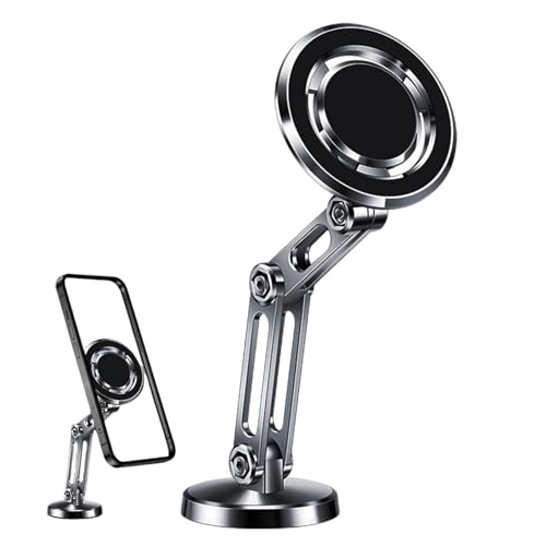 Tioheam Magnetische Autotelefonhalterung, magnetischer Telefonhalter für | Faltbarer Autotelefonhalter - 360-Grad-Rotations-Handy-Autohalterung, Telefonständer für von Tioheam