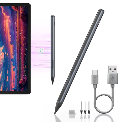 USI Stylus for Google Pixel Tablet - Stift für Fire Max 11 Tablet, Lenovo Chromebook Duet, Acer Chromebook Spin314, Magnetisch 4096 Druckstufen USI 2.0 Chromebook Stylus Pen Eingabestift (4 Federn) USI Stylus for Google Pixel Tablet - Stift für Fire Max 11 Tablet, Lenovo Chromebook Duet, Acer Chromebook Spin314, Magnetisch 4096 Druckstufen USI 2.0 Chromebook Stylus Pen Eingabestift (4 Federn) von Tioleje