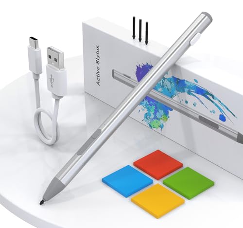 Für Microsoft Surface Pen - Surface Pro 11/10/9/8/7/X, Surface Laptop/Go 3/Go Stylus mit 4096 Druckempfindlichkeit, Palm Rejection, kompatibel Surface Book/Studio Surface Stylus Pen Für Microsoft Surface Pen - Surface Pro 11/10/9/8/7/X, Surface Laptop/Go 3/Go Stylus mit 4096 Druckempfindlichkeit, Palm Rejection, kompatibel Surface Book/Studio Surface Stylus Pen von Tioleje