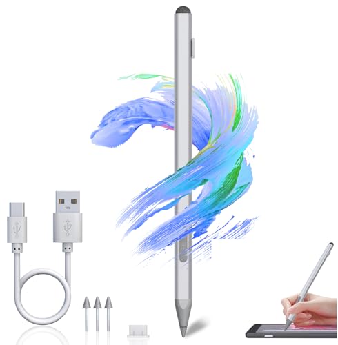 USI 2.0 Stylus Pen für Chromebook – 4096 Druckempfindlichkeit, wiederaufladbarer USI Stylus für Lenovo Chromebook Duet, ASUS Chromebook C436, HP Chromebook X360 12b, X360 14b Google Pixel Tablet Pen von Tioleje