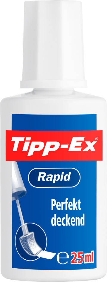 Tipp-Ex Korrekturflüssigkeit , Rapid, , weiß, 25 ml von Tipp-Ex