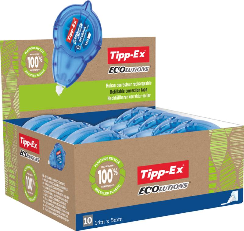 Tipp-Ex Korrekturroller , ecolutions Easy Refill, , Display von Tipp-Ex