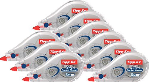 Tipp-Ex Mini Pocket Mouse Einweg-Korrekturroller 9 Stück von Tipp-Ex