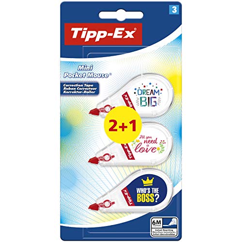 Tipp-Ex Mini Pocket Mouse Korrekturroller 2+1Gratis von Tipp-Ex