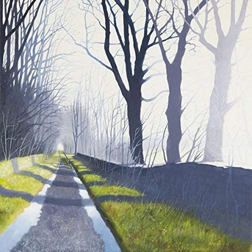 Grußkarte „Morgen im Vorfrühling“, Landschaftsmalerei von Heather BlanchardEine Landschaft mit grünem Gras, einer Straße und kahlen Bäumen.Gedruckt auf hochwertigem strukturiertem Kunstdruckpapier.Unbedruckte Innenseite für alle Anlässe, inklusive weißem Umschlag. Grußkarte „Morgen im Vorfrühling“, Landschaftsmalerei von Heather BlanchardEine Landschaft mit grünem Gras, einer Straße und kahlen Bäumen.Gedruckt auf hochwertigem strukturiertem Kunstdruckpapier.Unbedruckte Innenseite für alle Anlässe, inklusive weißem Umschlag. von Tirrito