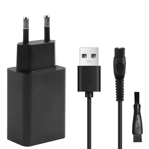 5V Ladegerät Ladekabel für Philips Norelco QP2734 QP2824 QP2724 QP2834 QP4631 QP4530 MG7910 MG5910 MG7930 MG7950 MG9510 One Blade Rasierer Netzteil Ladegerät USB-Netzadapter mit 1M Kabel von Tiryns
