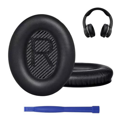 Ersatz Ohrpolster für Bose QC 35, Bose Kopfhörer Ohrpolster für Bose QC35 QC35II QC25 QC15 QuietComfort Ae2 Ae2i Ae2w SoundLink SoundTrue Professionelle Ersatz Ohrkissen Headphones Komfortabel Schwarz Ersatz Ohrpolster für Bose QC 35, Bose Kopfhörer Ohrpolster für Bose QC35 QC35II QC25 QC15 QuietComfort Ae2 Ae2i Ae2w SoundLink SoundTrue Professionelle Ersatz Ohrkissen Headphones Komfortabel Schwarz von Tiryns