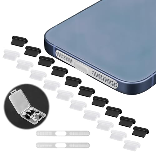 20 Stück Staubstecker Kompatibel mit iPhone 14 13 12 11 Pro Max SE XR X 8 Plus Mini 8 7 iPad und Airpods mit Lautsprecherabdeckung Staubschutzstöpsel Staubsteckerschutz Silikonabdeckung 20 Stück Staubstecker Kompatibel mit iPhone 14 13 12 11 Pro Max SE XR X 8 Plus Mini 8 7 iPad und Airpods mit Lautsprecherabdeckung Staubschutzstöpsel Staubsteckerschutz Silikonabdeckung von Tiryns