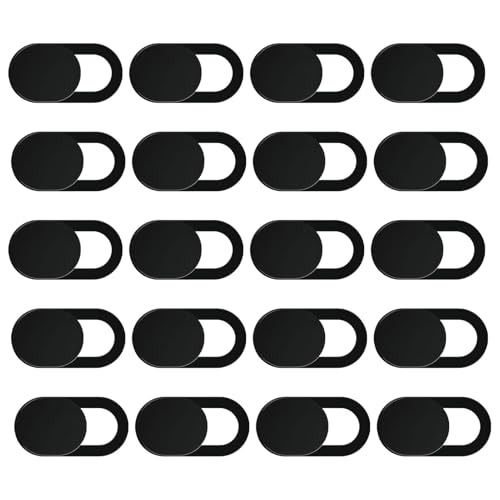 20 Stück Webcam Abdeckung, Kamera Abdeckung Laptop Camera Cover Schieber Ultra-Dünn Handy Kamera Abdeckung für Laptop, Tablet, Mac, PC Tablet, MacBook Pro,iPad, PC Schwarz 20 Stück Webcam Abdeckung, Kamera Abdeckung Laptop Camera Cover Schieber Ultra-Dünn Handy Kamera Abdeckung für Laptop, Tablet, Mac, PC Tablet, MacBook Pro,iPad, PC Schwarz von Tiryns