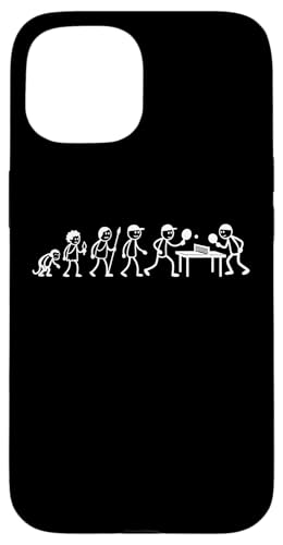 Tischtennisspieler Ping-Pong Spiele Evolution Tischtennis Hülle für iPhone 15 von Tischtennis Zubehör Geschenke Shirts