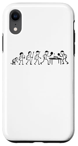 Tischtennisspieler Ping-Pong Spiele Evolution Tischtennis Hülle für iPhone XR von Tischtennis Zubehör Geschenke Shirts