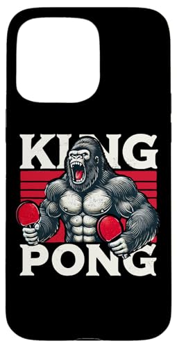 Tischtennisspieler Ping-Pong Spiele King-Pong Tischtennis Hülle für iPhone 15 Pro Max von Tischtennis Zubehör Geschenke Shirts