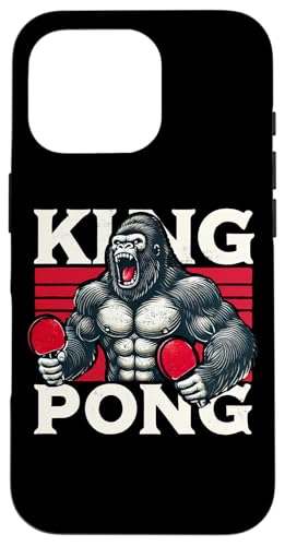 Tischtennisspieler Ping-Pong Spiele King-Pong Tischtennis Hülle für iPhone 16 Pro von Tischtennis Zubehör Geschenke Shirts