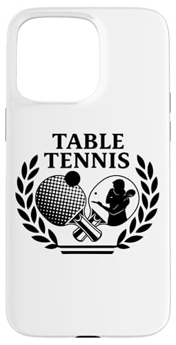 Tischtennisspieler Ping-Pong Spiele Tischtennis Hülle für iPhone 15 Pro Max von Tischtennis Zubehör Geschenke Shirts