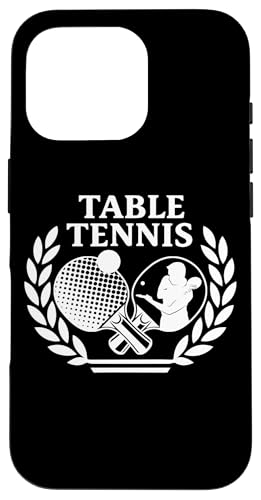 Tischtennisspieler Ping-Pong Spiele Tischtennis Hülle für iPhone 16 Pro von Tischtennis Zubehör Geschenke Shirts