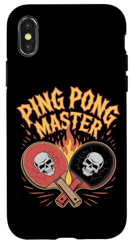 Tischtennisspieler Ping-Pong Spiele Tischtennis Hülle für iPhone X/XS Tischtennisspieler Ping-Pong Spiele Tischtennis Hülle für iPhone X/XS von Tischtennis Zubehör Geschenke Shirts