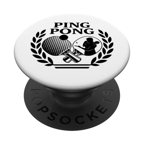 Tischtennisspieler Ping-Pong Spiele Tischtennis Ping-Pong PopSockets Klebender PopGrip Tischtennisspieler Ping-Pong Spiele Tischtennis Ping-Pong PopSockets Klebender PopGrip von Tischtennis Zubehör Geschenke Shirts