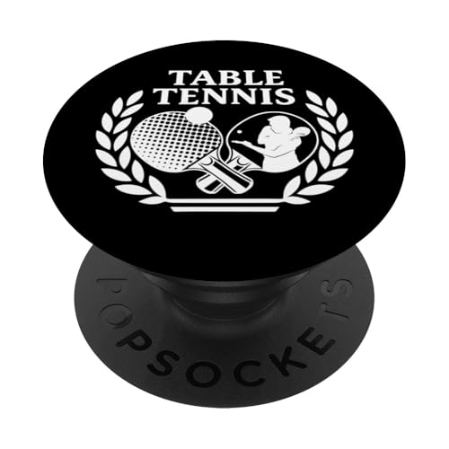 Tischtennisspieler Ping-Pong Spiele Tischtennis PopSockets Klebender PopGrip von Tischtennis Zubehör Geschenke Shirts
