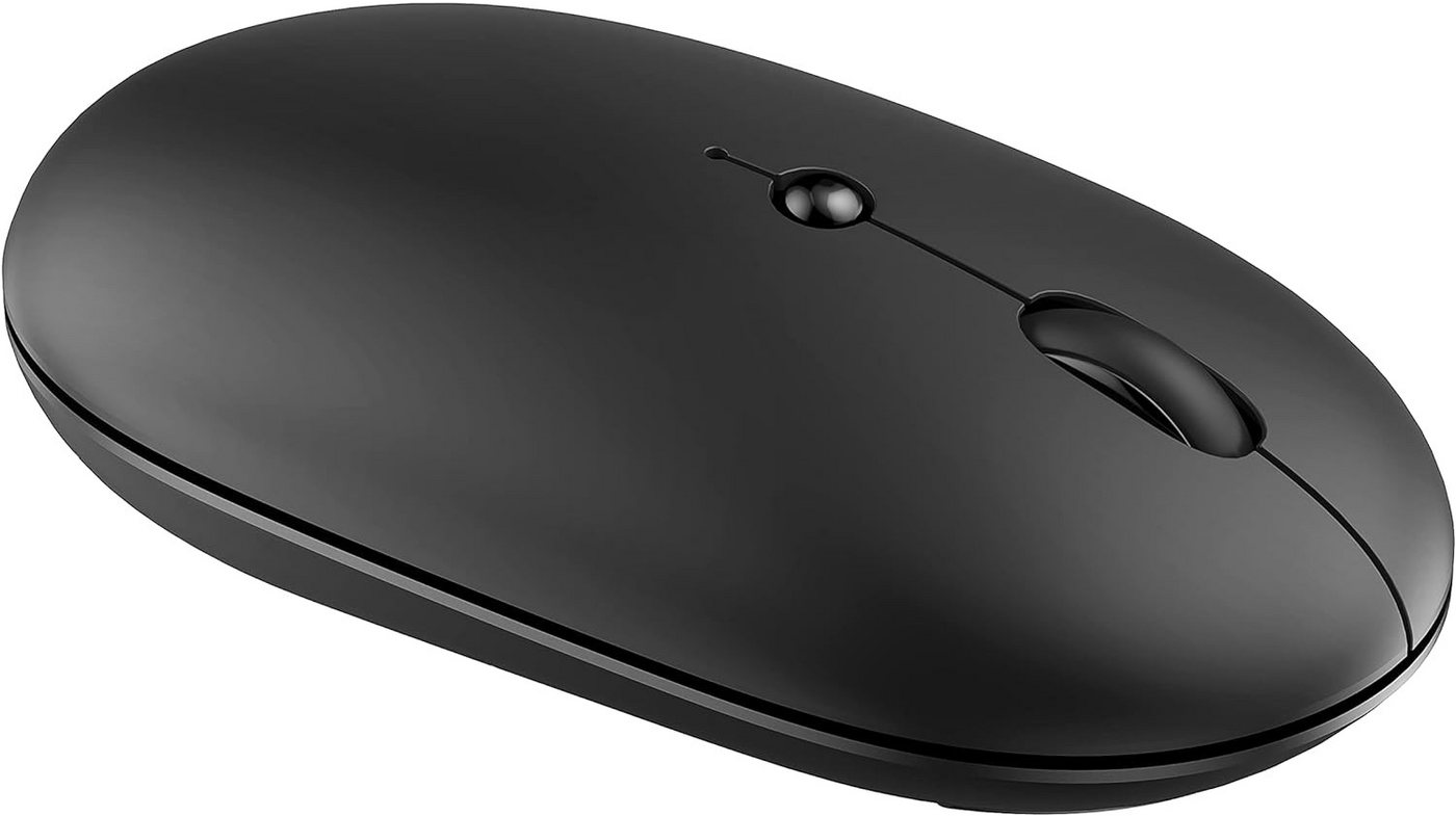 Tisoutec Bluetooth Maus für Mac/iPad/iPhone (Tri-Mode: BT 5.0/3.0+2.4G)/Android Gaming-Maus (PC/Computer, Tragbare Maus Kabellos Geräuschlos, Mini-Maus für Windows) von Tisoutec