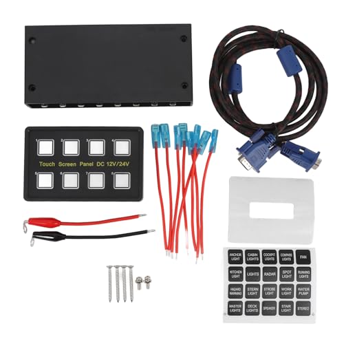 8 Bandenschalter Panel IP68 DC12V bis 24 V wasserresisting hoher Stabilität LED Touch Bedienfeld für Auto LKW Caravan RV 8 Bandenschalter Panel IP68 DC12V bis 24 V wasserresisting hoher Stabilität LED Touch Bedienfeld für Auto LKW Caravan RV von Tissting