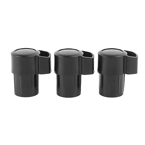 Tissting B Flache Altsaxophon Stecker, 3 Stück Sax Tasten Stecker Saxophon Kappenstopfen ABS Sax End Kappen Gebogener Hals Tasten Schutz Musik Instrument für Saxophon von Tissting