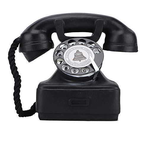 Retro Telefon Modell Klassische Telefon Dekoration Vintage Telefon Handwerk Harz Antikes Telefon Modell Desktop Hause Büro Ornament ür Home Office Schreibtisch Cafe Bar Star Hotel von Tissting