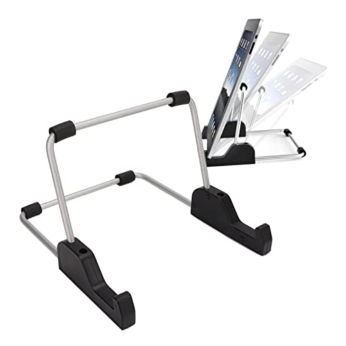 Tablet Ständer, Aluminium Faltbarer Ständer für Laptop Tragbarer Monitor Tablet, Einstellbare 3 Winkel Universal Tablet Ständer Halter für 7 bis 11 Zoll Tablet von Tissting