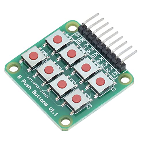 Tastentasten modul, 8 Push Keypad Board Stabile Leistung Computerkomponenten für Single Chip Mikrocomputer Tastentasten modul, 8 Push Keypad Board Stabile Leistung Computerkomponenten für Single Chip Mikrocomputer von Tissting