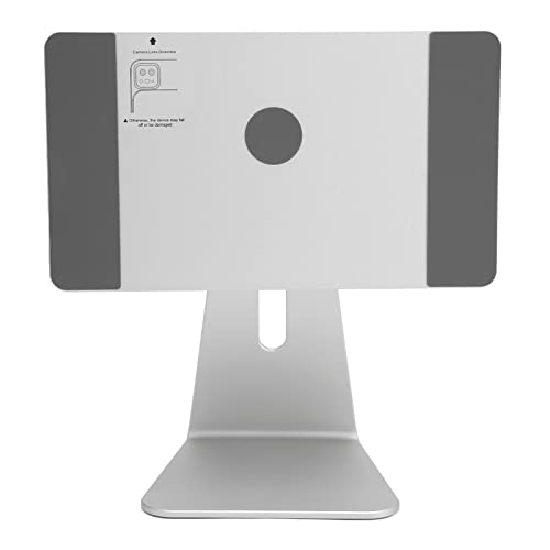 Tissting Magnetischer Tablet Ständer, 360° Drehbar Rutschfester Tablet Halter Aluminiumlegierung Verstellbarer Desktop Magnet Tablet Ständer Für Tablet von Tissting