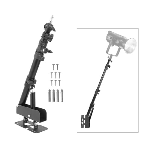 Wandmontagedreieck Boomarm, 100 cm/39in max. Länge einstellbare Stütze 180 ° Flexible Rotation für Fotografielicht, Monolight, Softbox, Regenschirm, Reflektor und Ringlicht Wandmontagedreieck Boomarm, 100 cm/39in max. Länge einstellbare Stütze 180 ° Flexible Rotation für Fotografielicht, Monolight, Softbox, Regenschirm, Reflektor und Ringlicht von Tissting
