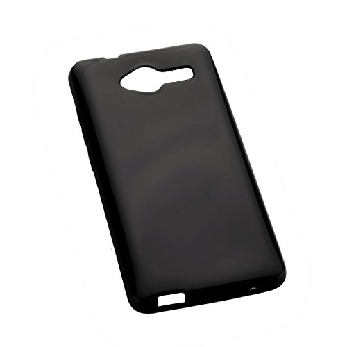 Titan Mobilfunk Zubehör Dark Case Style Handy Hülle kompatibel mit ZTE Blade L3 - Schutz Schutzhülle Silikon TPU Cover Hülle in Schwarz von Titan Mobilfunk Zubehör