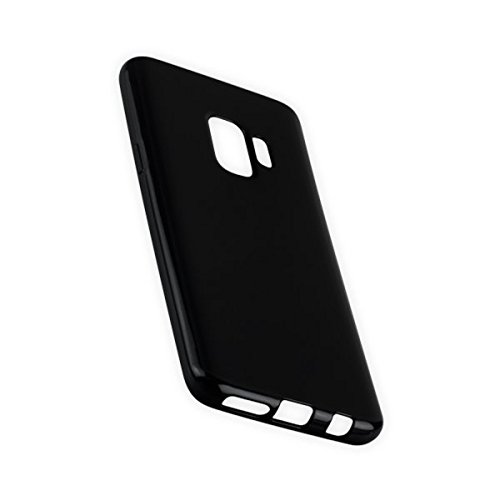 Titan Mobilfunk Zubehör Dark Case Style - Silikon TPU Handy Cover - kompatibel mit Samsung Galaxy S9 - Schutz Schutzhülle Hülle Schale Kappe in Schwarz von Titan Mobilfunk Zubehör