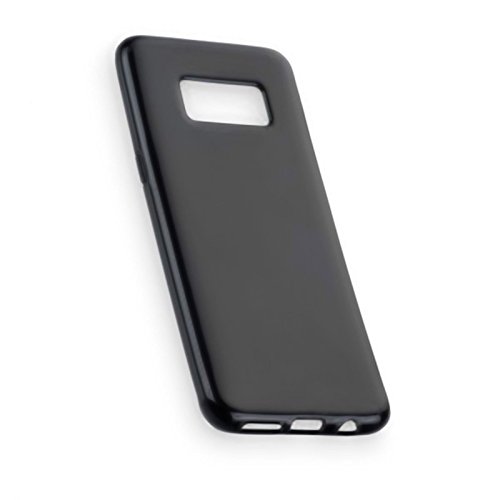 Titan Mobilfunk Zubehör Dark Case Style Silikon TPU Handy Cover kompatibel mit für Samsung Galaxy S8 - Hülle Schale Schutz Schutzhülle in Schwarz von Titan Mobilfunk Zubehör