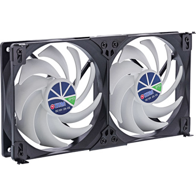 Titan TTC-SC22(C)/V2+ Kühlschrank-Doppellüfter 140x25mm IP55 für Camping von Titan