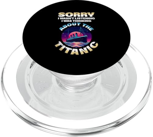Entschuldigung, ich habe an das lustige Fantasy-Schiff Titanic gedacht PopSockets PopGrip für MagSafe von Titanic Enthusiast Apparel Gifts Shop