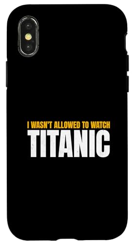 Ich durfte Titanic Lustiges RMS-Schiff für Männer und Frauen nicht sehen Hülle für iPhone X/XS Ich durfte Titanic Lustiges RMS-Schiff für Männer und Frauen nicht sehen Hülle für iPhone X/XS von Titanic Enthusiast Apparel Gifts Shop