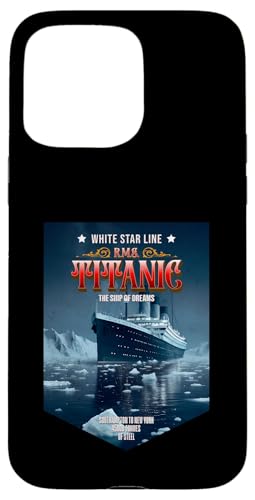 RMS Titanic Southampton To New York Vintage Kreuzfahrtschiff Hülle für iPhone 15 Pro Max RMS Titanic Southampton To New York Vintage Kreuzfahrtschiff Hülle für iPhone 15 Pro Max von Titanic Enthusiast Apparel Gifts Shop