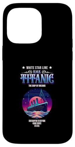 RMS Titanic Southampton nach New York Lustige Schiffsliebhaber Herren Hülle für iPhone 14 Pro Max RMS Titanic Southampton nach New York Lustige Schiffsliebhaber Herren Hülle für iPhone 14 Pro Max von Titanic Enthusiast Apparel Gifts Shop