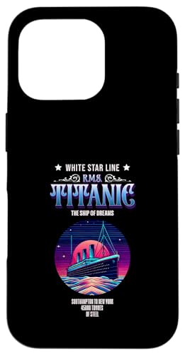 RMS Titanic Southampton nach New York Lustige Schiffsliebhaber Herren Hülle für iPhone 16 Pro RMS Titanic Southampton nach New York Lustige Schiffsliebhaber Herren Hülle für iPhone 16 Pro von Titanic Enthusiast Apparel Gifts Shop