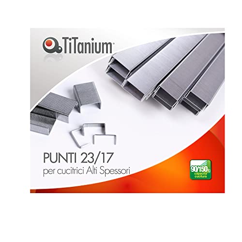 Titanium 95263 Box 1000 Heftklammern 23/17 von Titanium