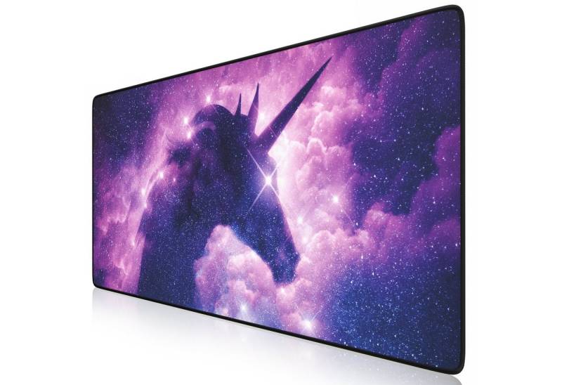 Titanwolf Gaming Mauspad XXL Speed Mousepad 900 x 400 x 3 mm, große Tischunterlage, rutschfest, abwaschbar, Geschwindigkeit & Präzision, Unicorn von Titanwolf