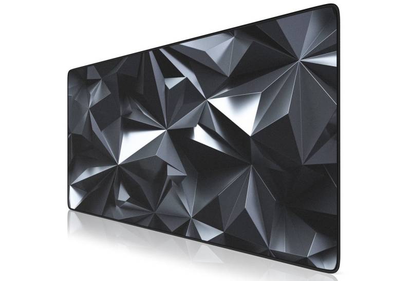 Titanwolf Gaming Mauspad XXL Speed Mousepad 900 x 400 x 3 mm, große Tischunterlage, rutschfest, abwaschbar, Geschwindigkeit & Präzision, Black Crystal von Titanwolf